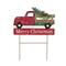 Glitzhome&#xAE; 24&#x22; Christmas Truck Yard Stack